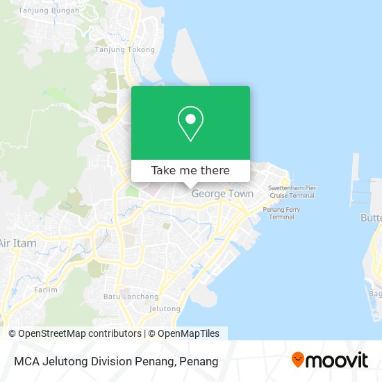 Peta MCA Jelutong Division Penang