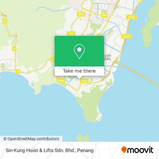 Sin-Kung Hoist & Lifts Sdn. Bhd. map