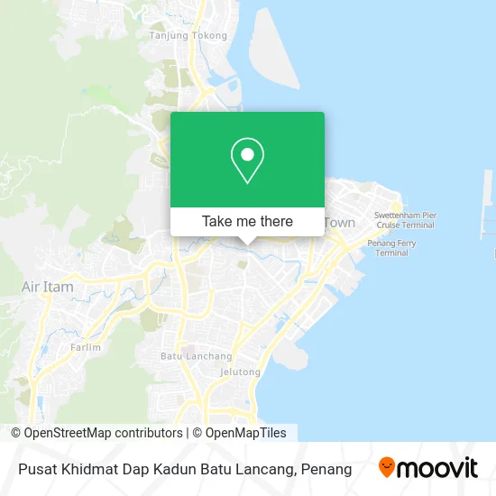 Pusat Khidmat Dap Kadun Batu Lancang map