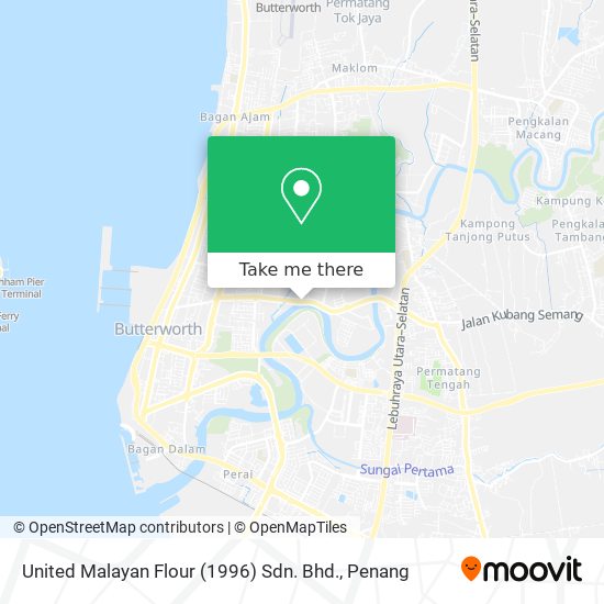 Peta United Malayan Flour (1996) Sdn. Bhd.