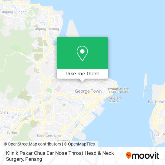 Klinik Pakar Chua Ear Nose Throat Head & Neck Surgery map