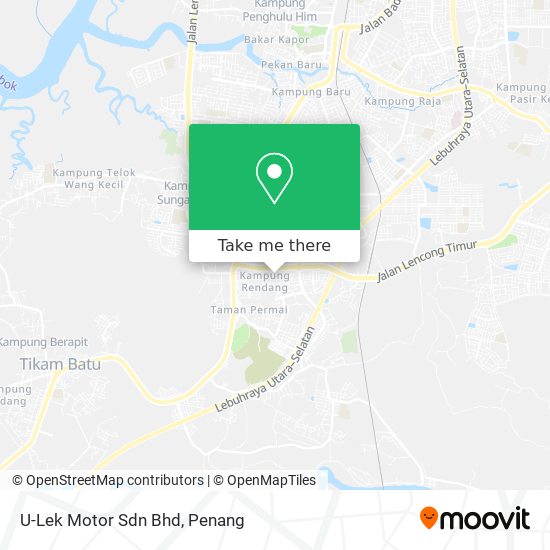 U-Lek Motor Sdn Bhd map