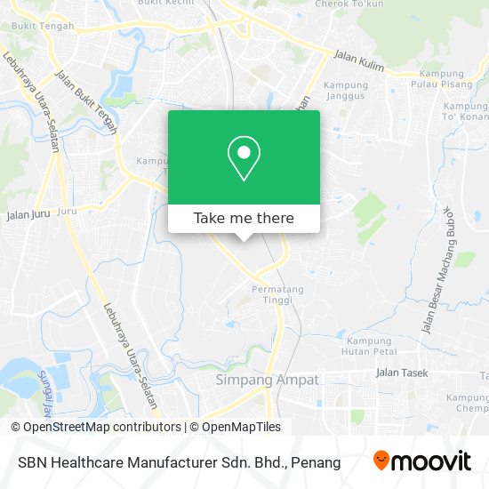 SBN Healthcare Manufacturer Sdn. Bhd. map