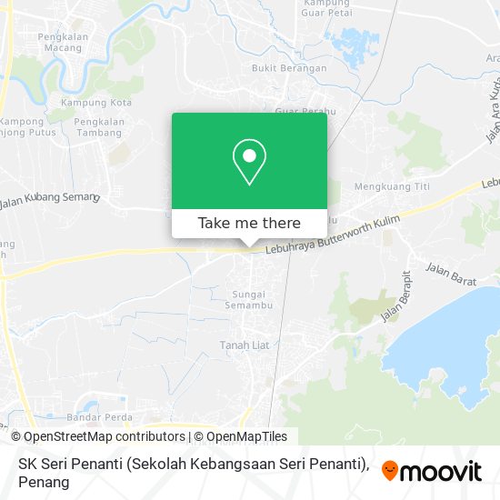 SK Seri Penanti (Sekolah Kebangsaan Seri Penanti) map