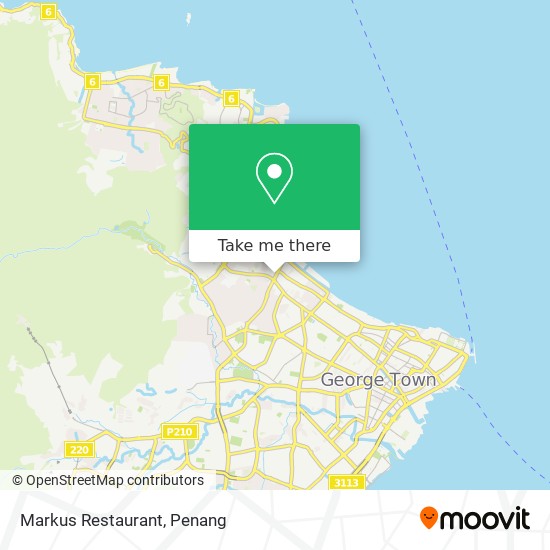 Markus Restaurant map