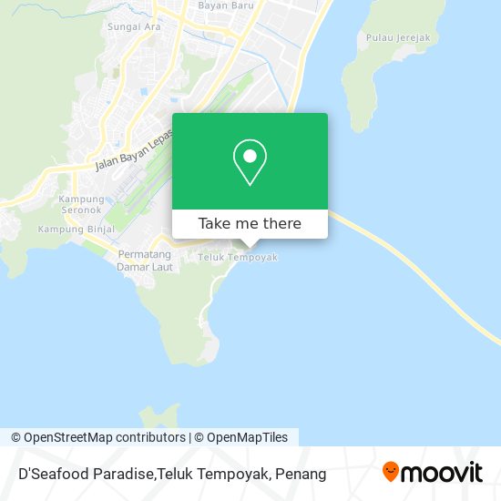 D'Seafood Paradise,Teluk Tempoyak map