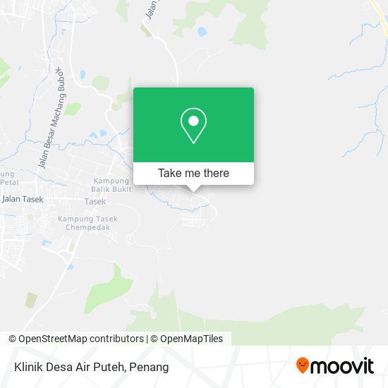 Peta Klinik Desa Air Puteh