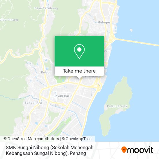 SMK Sungai Nibong (Sekolah Menengah Kebangsaan Sungai Nibong) map