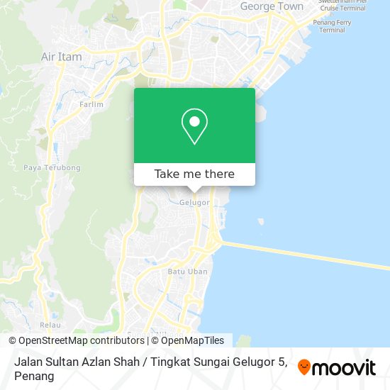 Peta Jalan Sultan Azlan Shah / Tingkat Sungai Gelugor 5