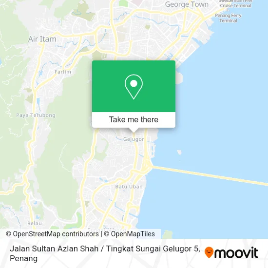 Jalan Sultan Azlan Shah / Tingkat Sungai Gelugor 5 map