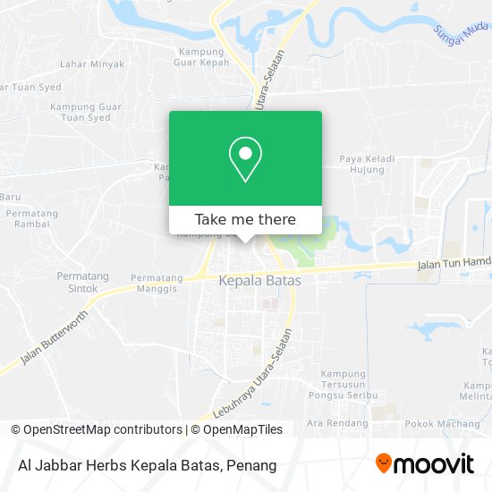 Al Jabbar Herbs Kepala Batas map