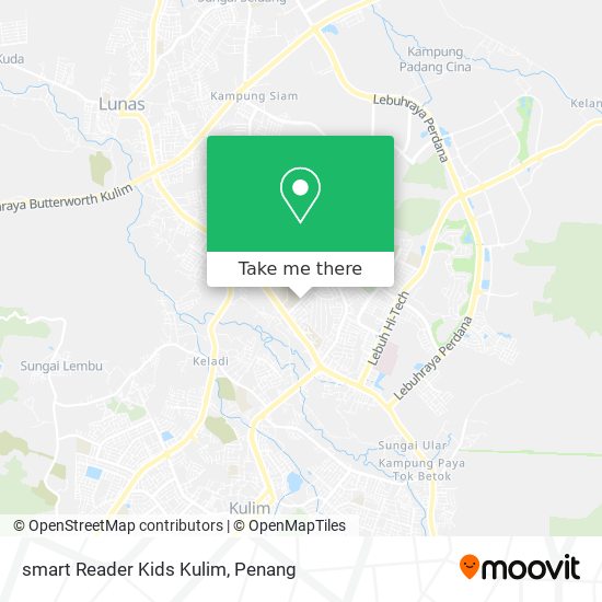 smart Reader Kids Kulim map