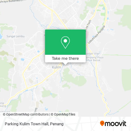 Parking Kulim Town Hall map