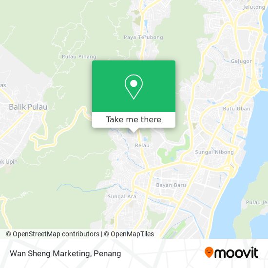 Wan Sheng Marketing map