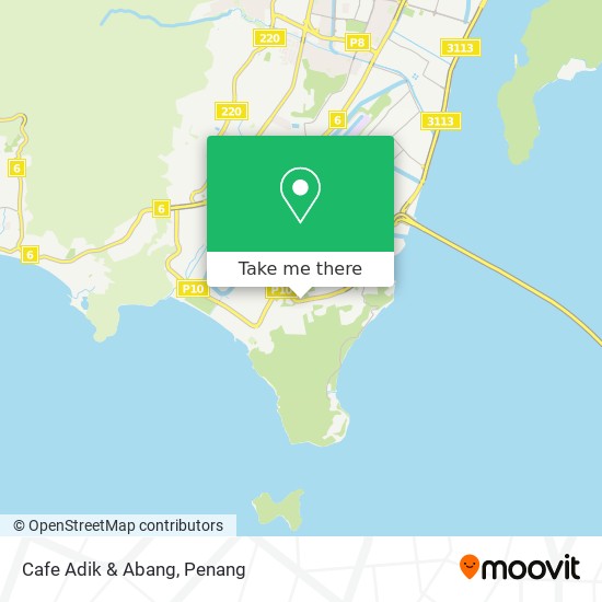 Cafe Adik & Abang map