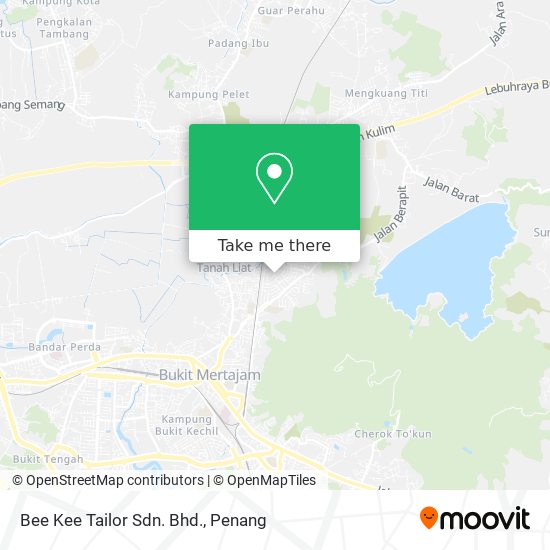 Bee Kee Tailor Sdn. Bhd. map