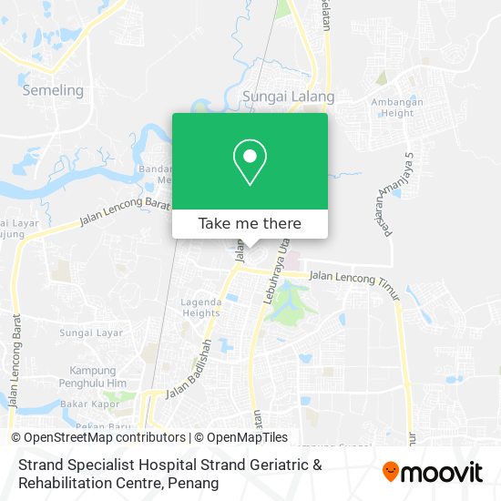 Strand Specialist Hospital Strand Geriatric & Rehabilitation Centre map