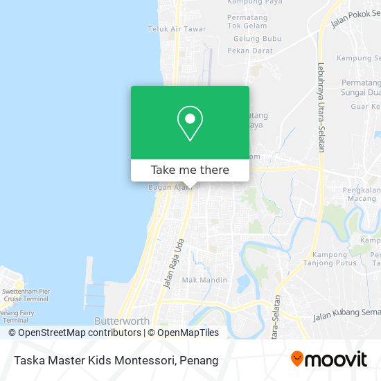 Taska Master Kids Montessori map