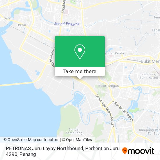 PETRONAS Juru Layby Northbound, Perhentian Juru 4290 map