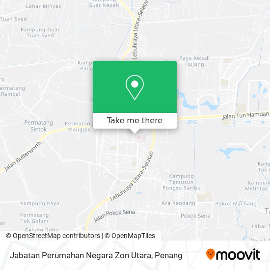 Jabatan Perumahan Negara Zon Utara map