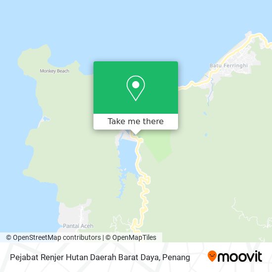 Pejabat Renjer Hutan Daerah Barat Daya map