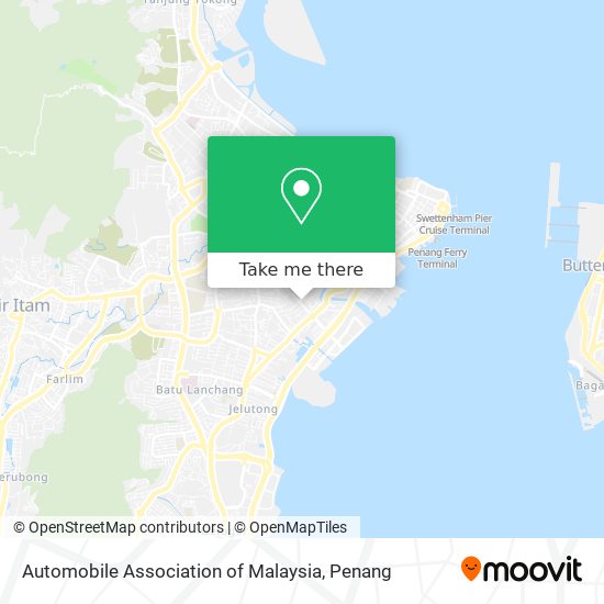 Automobile Association of Malaysia map