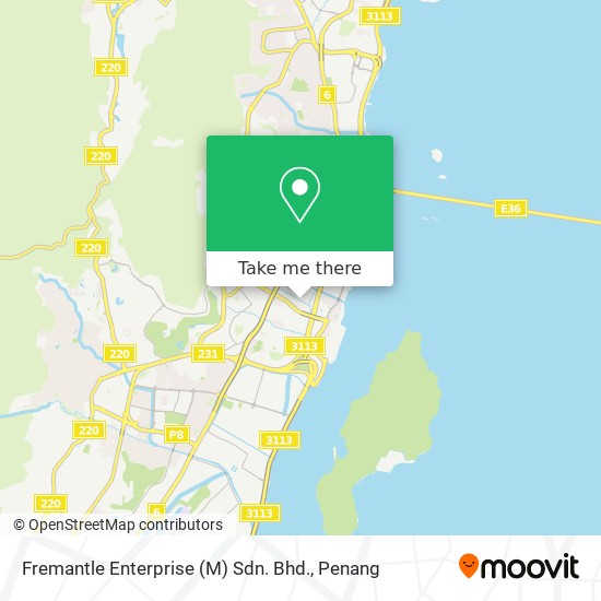 Fremantle Enterprise (M) Sdn. Bhd. map