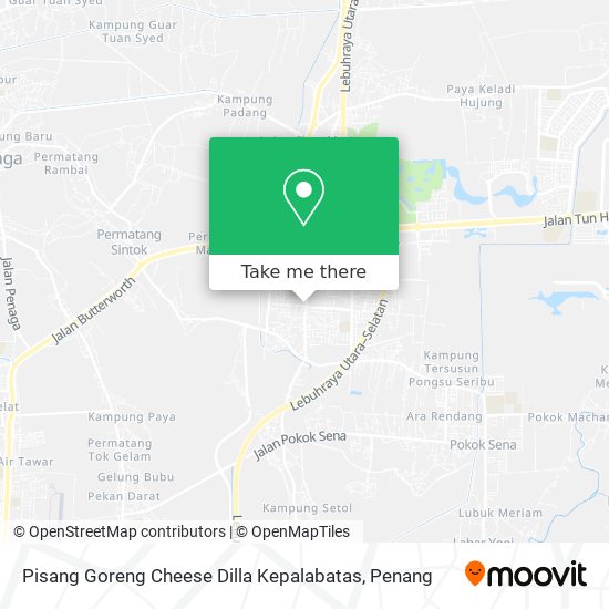 Peta Pisang Goreng Cheese Dilla Kepalabatas