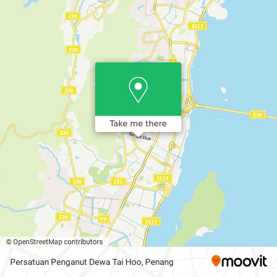 Peta Persatuan Penganut Dewa Tai Hoo