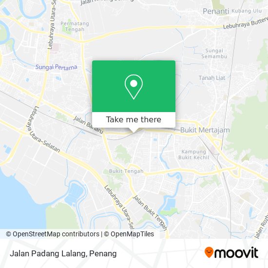 Peta Jalan Padang Lalang