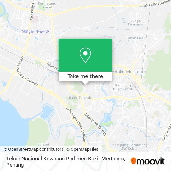 Peta Tekun Nasional Kawasan Parlimen Bukit Mertajam