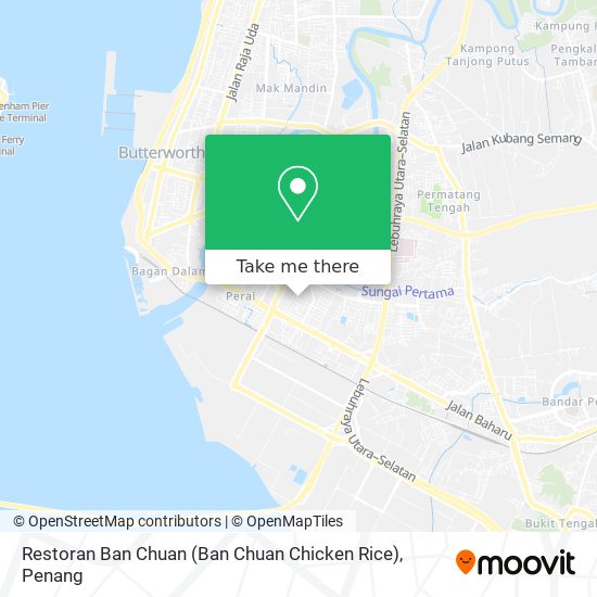 Peta Restoran Ban Chuan (Ban Chuan Chicken Rice)