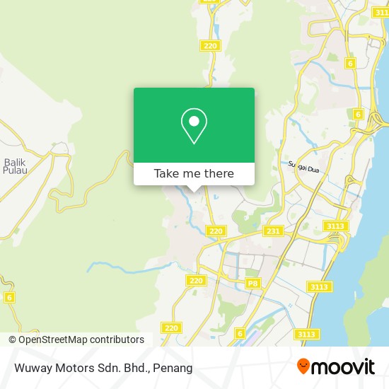 Wuway Motors Sdn. Bhd. map