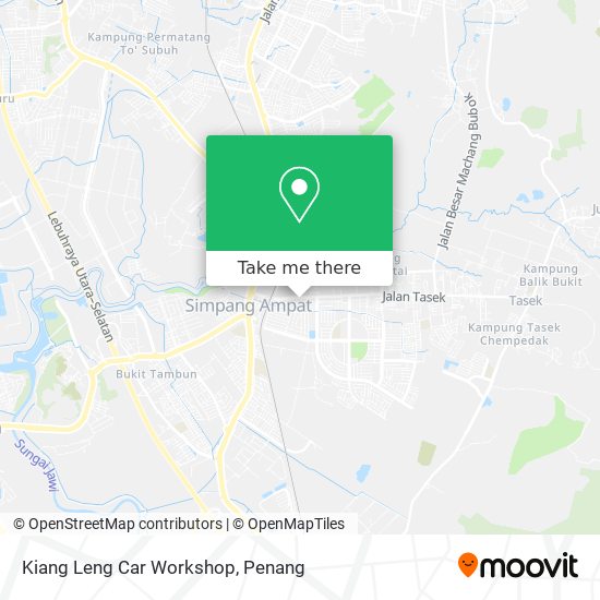Kiang Leng Car Workshop map