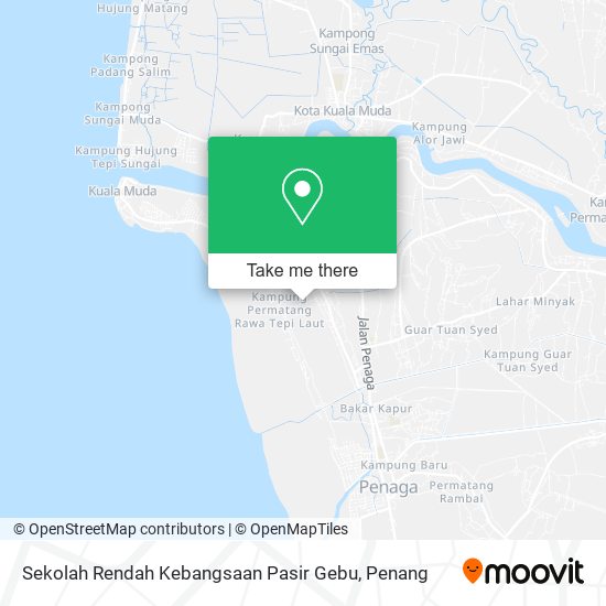 Sekolah Rendah Kebangsaan Pasir Gebu map