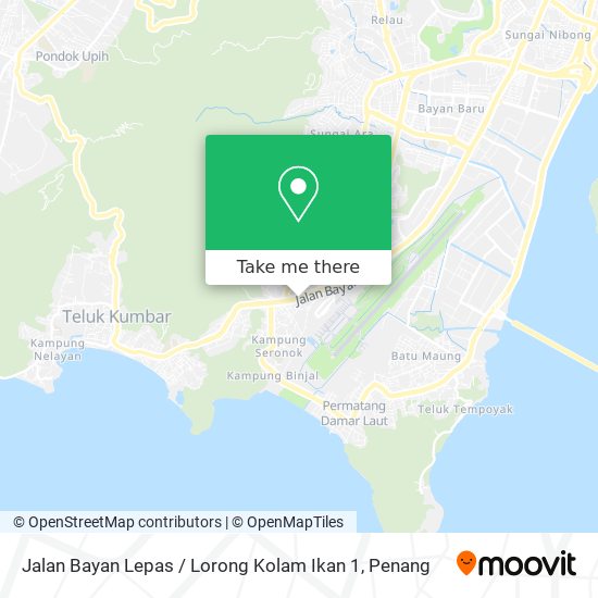 Jalan Bayan Lepas / Lorong Kolam Ikan 1 map