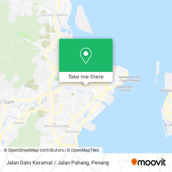 Jalan Dato Keramat / Jalan Pahang map