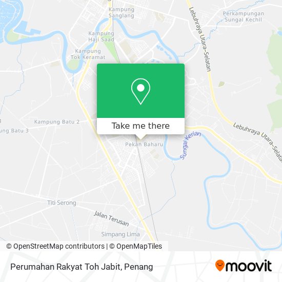 Perumahan Rakyat Toh Jabit map