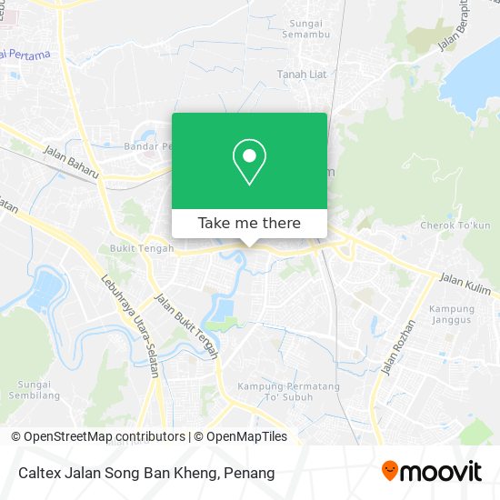 Caltex Jalan Song Ban Kheng map