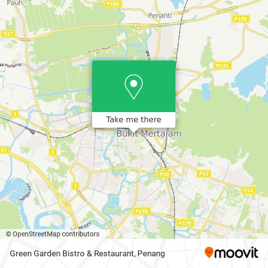 Green Garden Bistro & Restaurant map