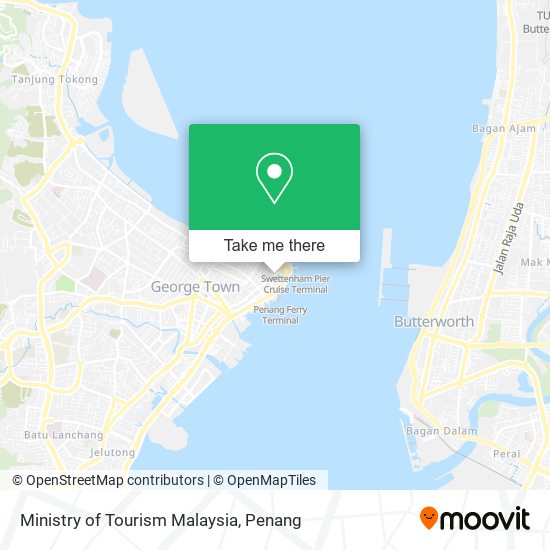 Ministry of Tourism Malaysia map