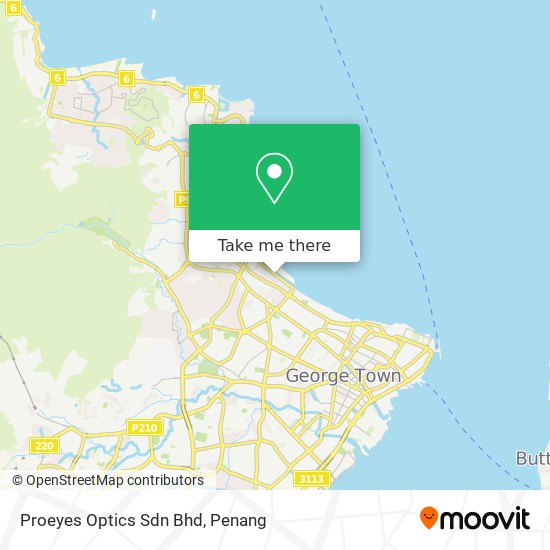 Proeyes Optics Sdn Bhd map