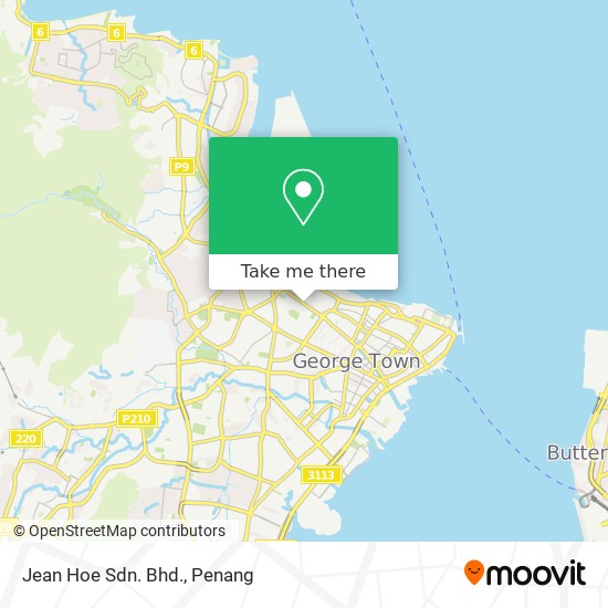 Jean Hoe Sdn. Bhd. map