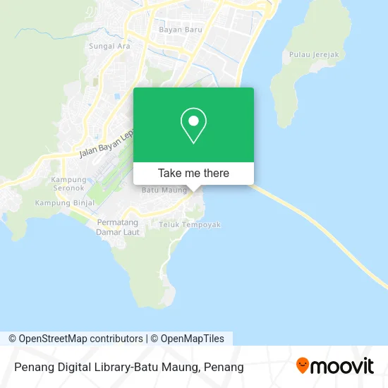 Penang Digital Library-Batu Maung map