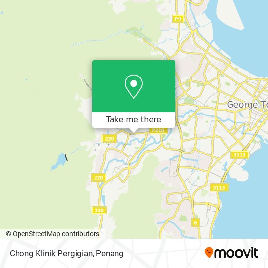 Peta Chong Klinik Pergigian
