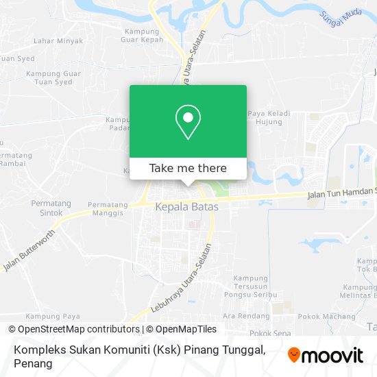 Kompleks Sukan Komuniti (Ksk) Pinang Tunggal map