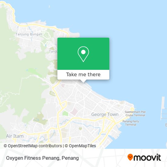 Oxygen Fitness Penang map