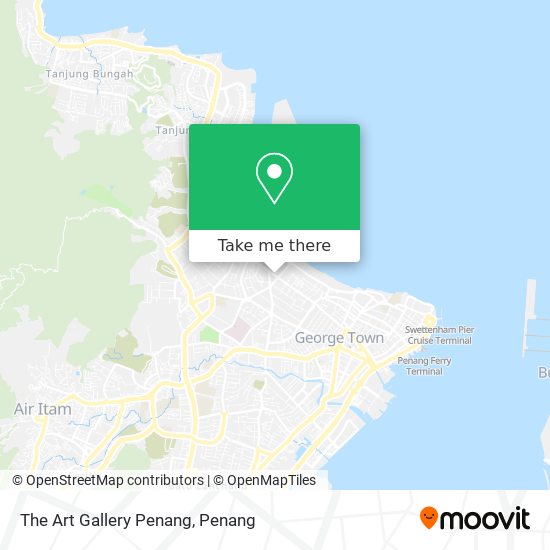 The Art Gallery Penang map