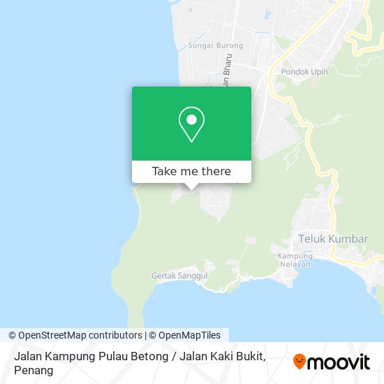 Jalan Kampung Pulau Betong / Jalan Kaki Bukit map