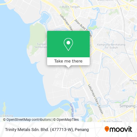 Trinity Metals Sdn. Bhd. (477713-W) map